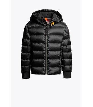 Parajumpers HOODED DOWN BOMBER PHARRELL - BOY BLACK