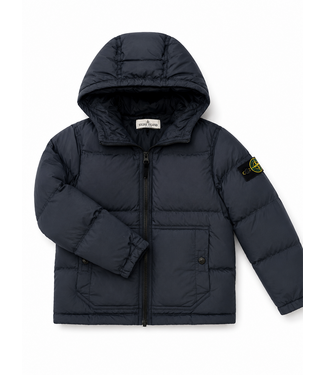 STONE ISLAND SHORT PARKA DOWN GORHAM NAVY BLUE