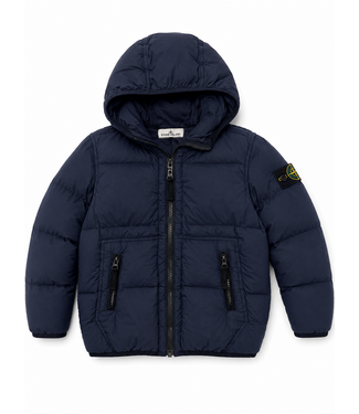 STONE ISLAND SHORT PARKA DOWN NAVY BLUE