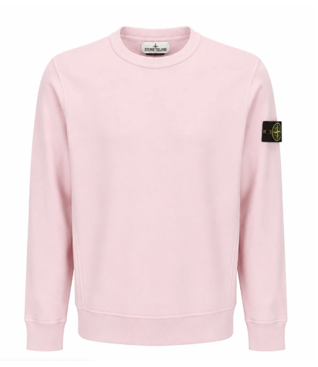 STONE ISLAND SWEATER POWDER PINK