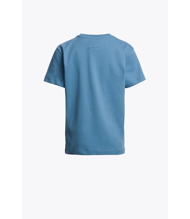 Parajumpers PATCH TEE - BOY SKY STEEL