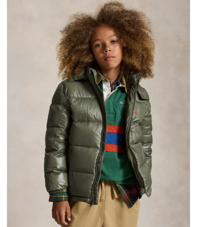 Ralph Lauren WOVEN-BOMBER-JACKET CRUISE OLIVE