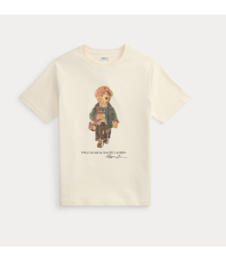 Ralph Lauren T-SHIRT BEAR ESTATE CREAM