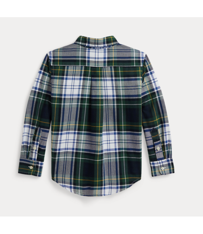 Ralph Lauren SPORT SHIRT WHITE GREEN MULTI