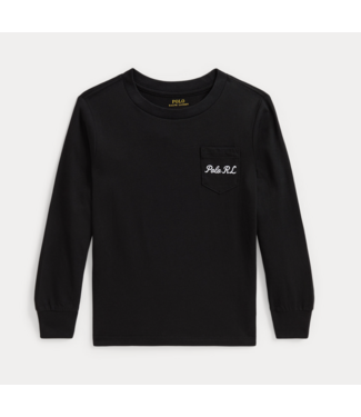 Ralph Lauren LONGSLEEVE BACKPRINT POLO BEAR BLACK