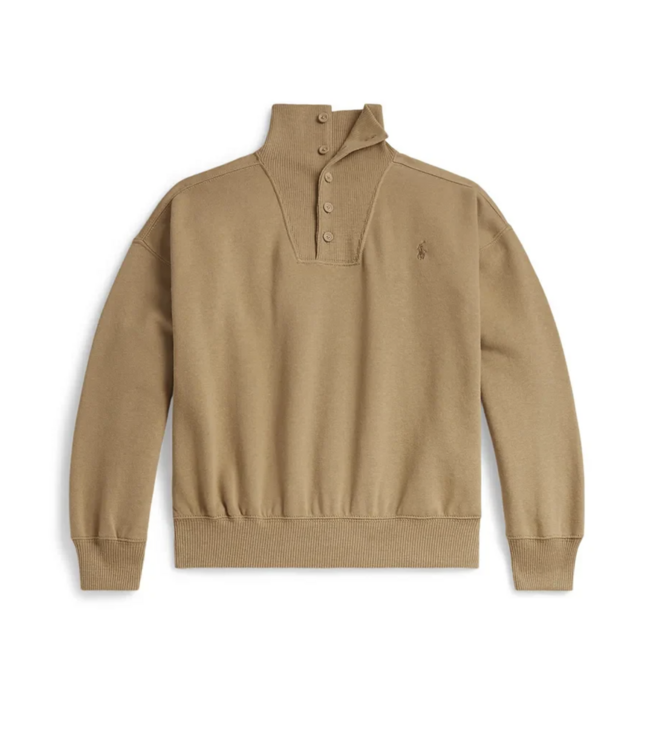 Ralph Lauren HALFZIP SWEATER CAMEL