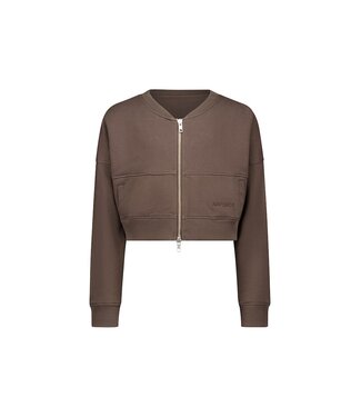 Airforce BREE BOMBER VEST Dark Coffee
