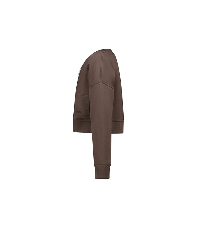 Airforce BREE BOMBER VEST Dark Coffee