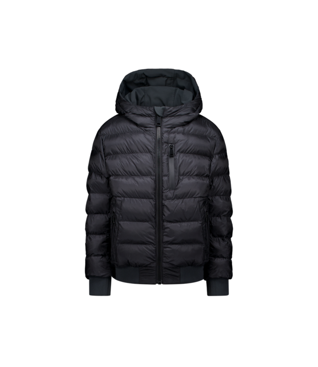 Airforce HOODED REVERSIBLE JACKET Gun Metal