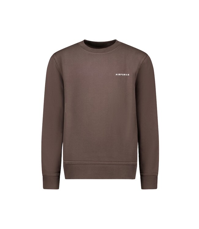 Airforce BASIC SWEATER Dark Coffee\White