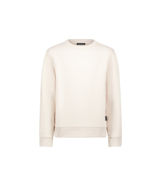 Airforce BASIC SWEATER Moonbeam\White