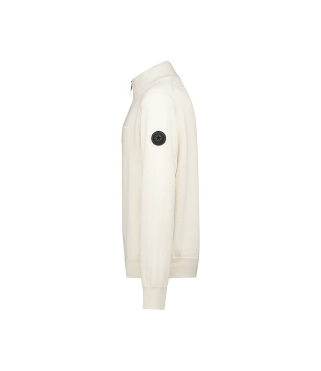 Airforce KNITWEAR QUARTER ZIP Moonbeam