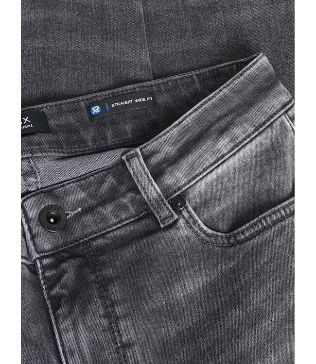Rellix Straight Wide Fit Jeans Dark Grey Denim