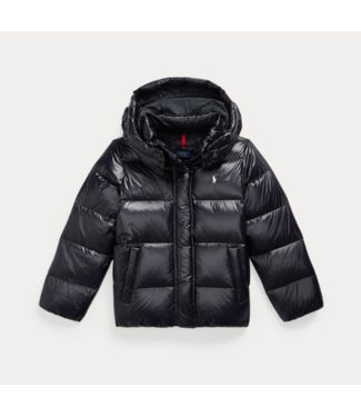 Ralph Lauren PUFFER-JACKET POLO BLACK W/ WHITE PP