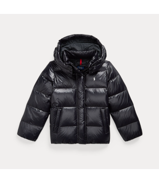 Ralph Lauren PUFFER-JACKET POLO BLACK W/ WHITE PP