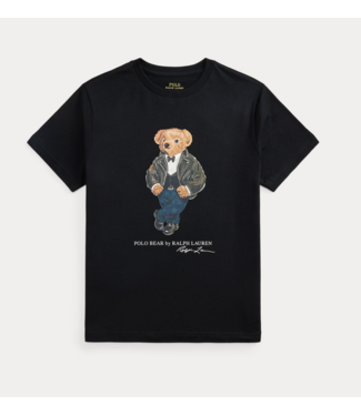 Ralph Lauren T-SHIRT BEAR POLO BLACK