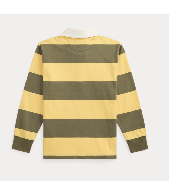 Ralph Lauren RUGBY SHIRT BEACH YELLOW/CRUISE OLIVE
