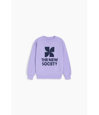 The New Society TNS Logo Sweatshirt Violet Tulip