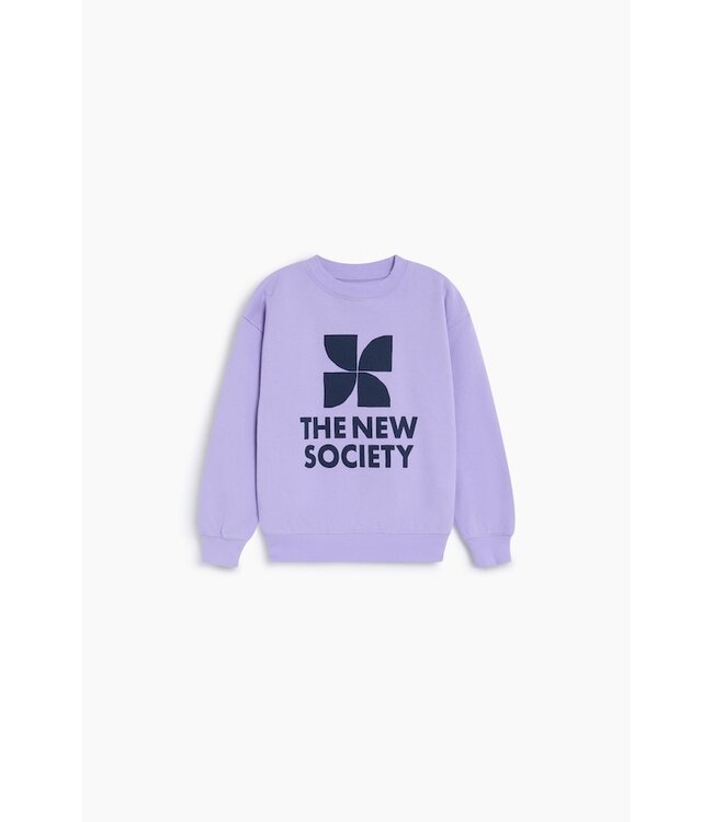 The New Society TNS Logo Sweatshirt Violet Tulip