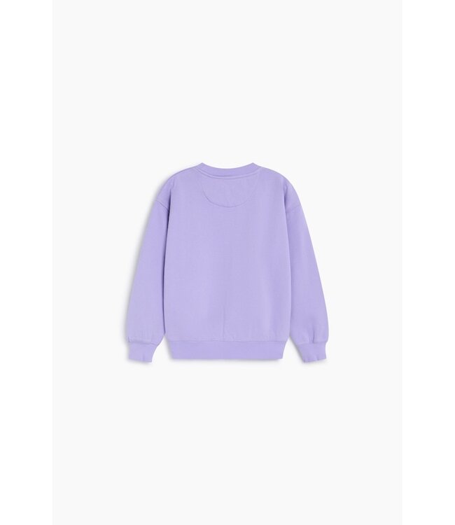 The New Society TNS Logo Sweatshirt Violet Tulip