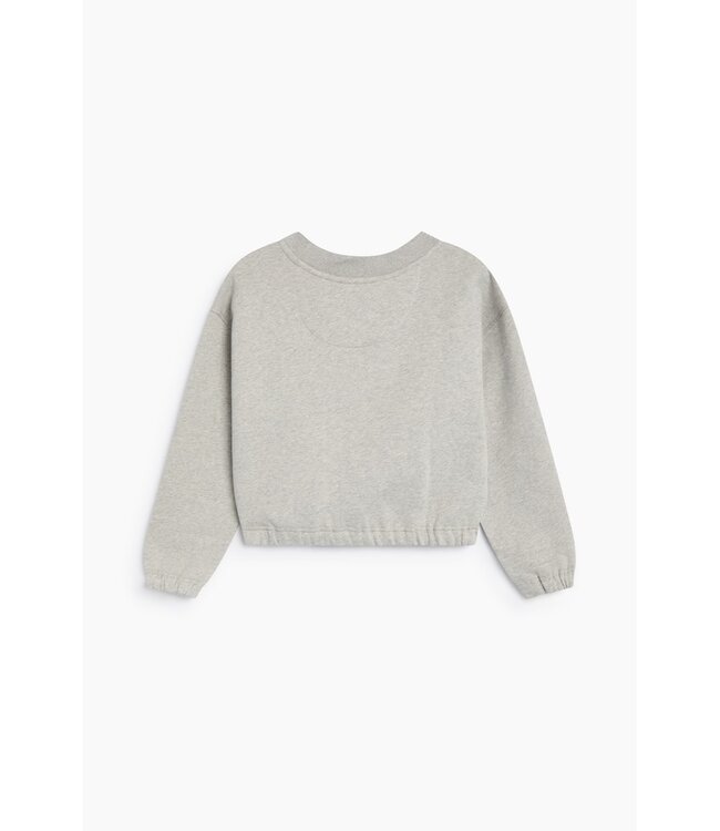 The New Society Mochi Teen Sweatshirt Light Grey Melange