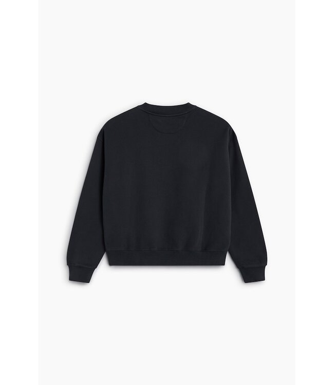 The New Society TNS Logo Teen Rib Sweater Moonless Night