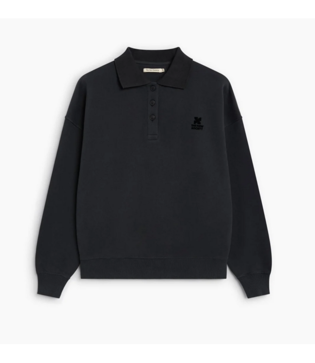 The New Society TNS Logo Teen Polo Moonless Night