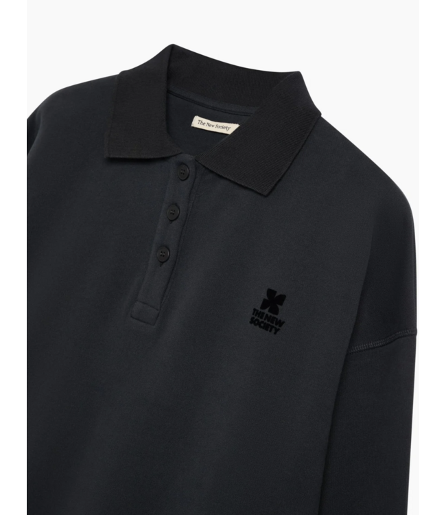 The New Society TNS Logo Teen Polo Moonless Night