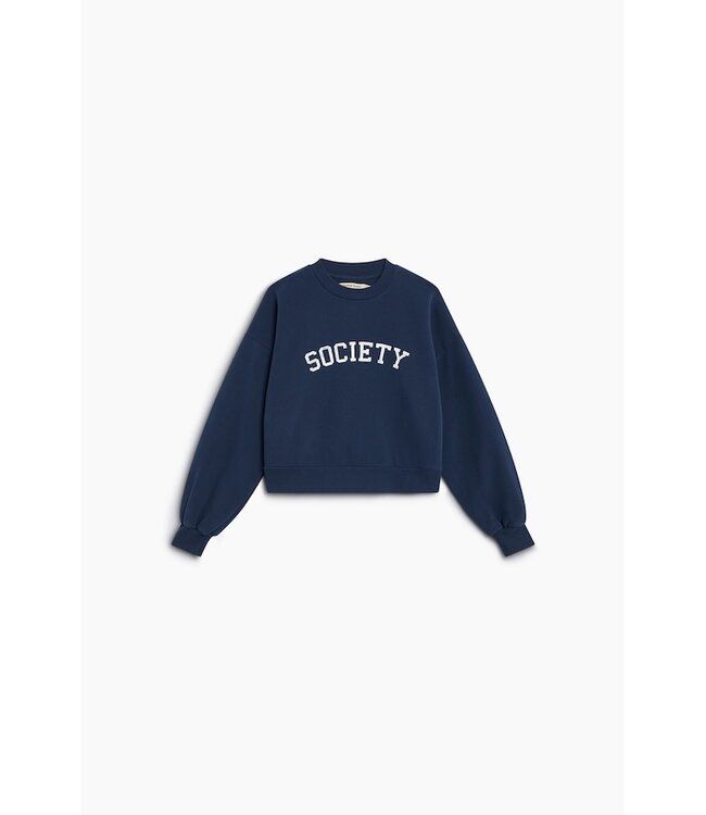 The New Society Lea Teen Sweatshirt Black Iris