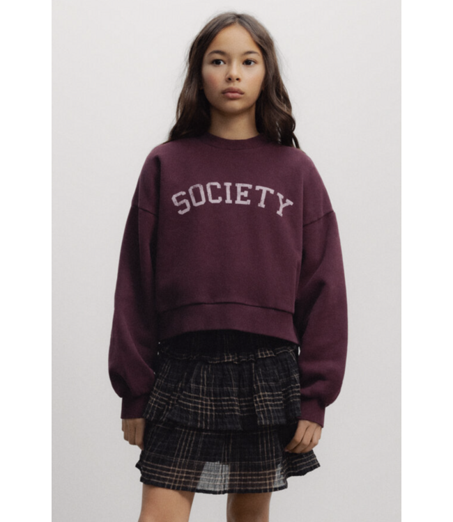 The New Society Lea Teen Sweatshirt Winetasting