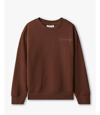 Calvin Klein BACK PRINT CN SWEATER Rocky Road