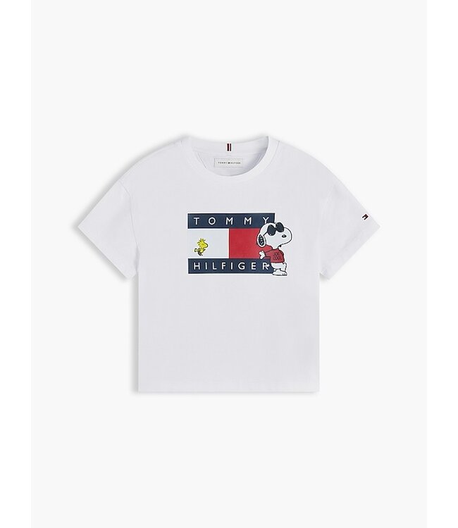 Tommy Hilfiger PEANUTS FLAG TEE SS White