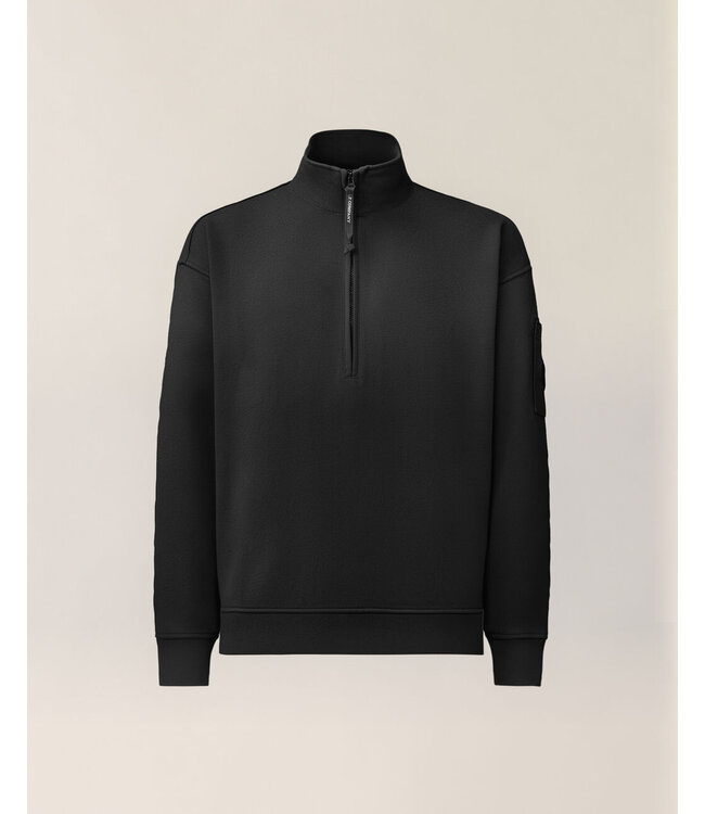 CP Company SWEATER WITH ZIP BLACK