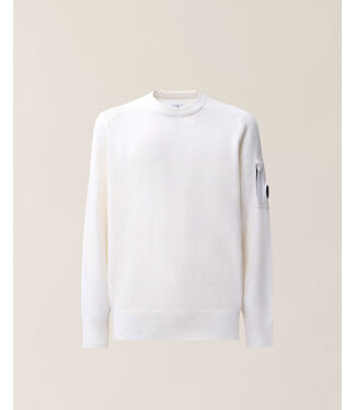 CP Company SWEATER GAUZE WHITE
