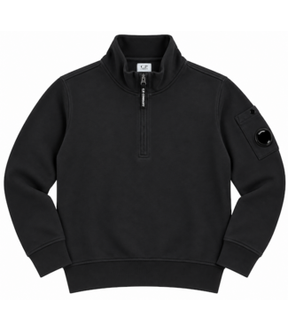 CP Company SWEATER WITH ZIP BLACK