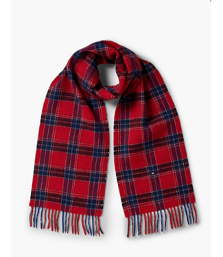 Tommy Hilfiger SOFT CHECKED SCARF RED