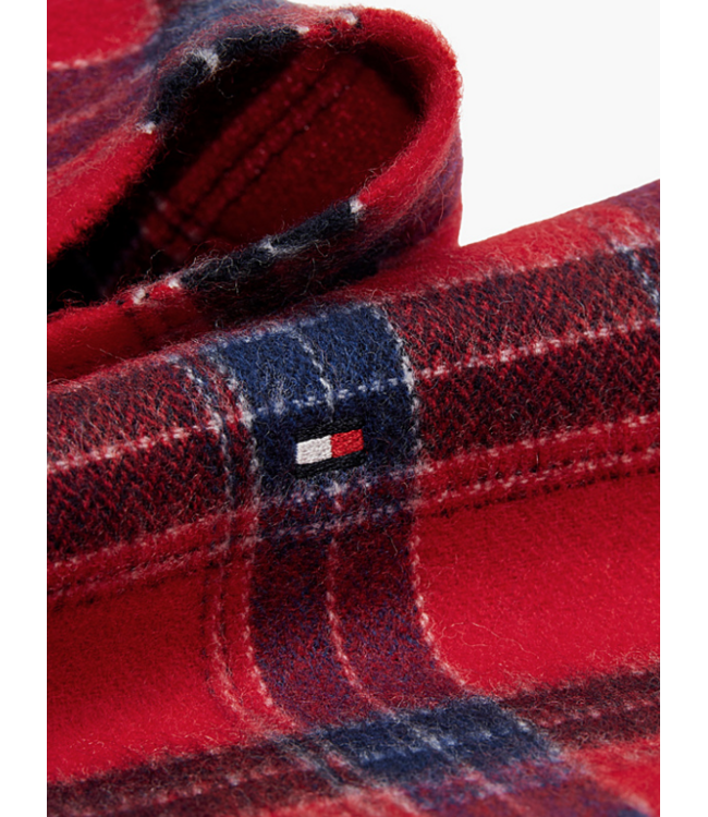 Tommy Hilfiger SOFT CHECKED SCARF RED