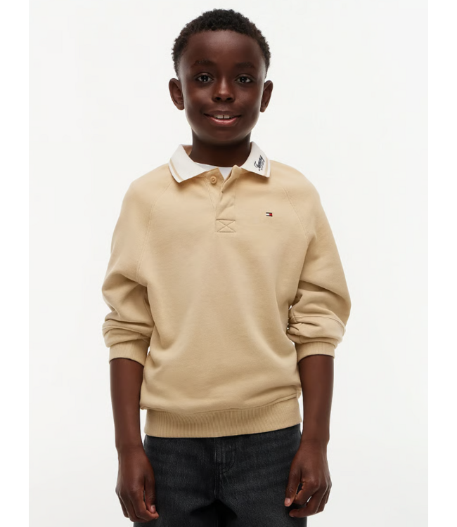 Tommy Hilfiger RUGBY SWEATSHIRT Gentle Gold