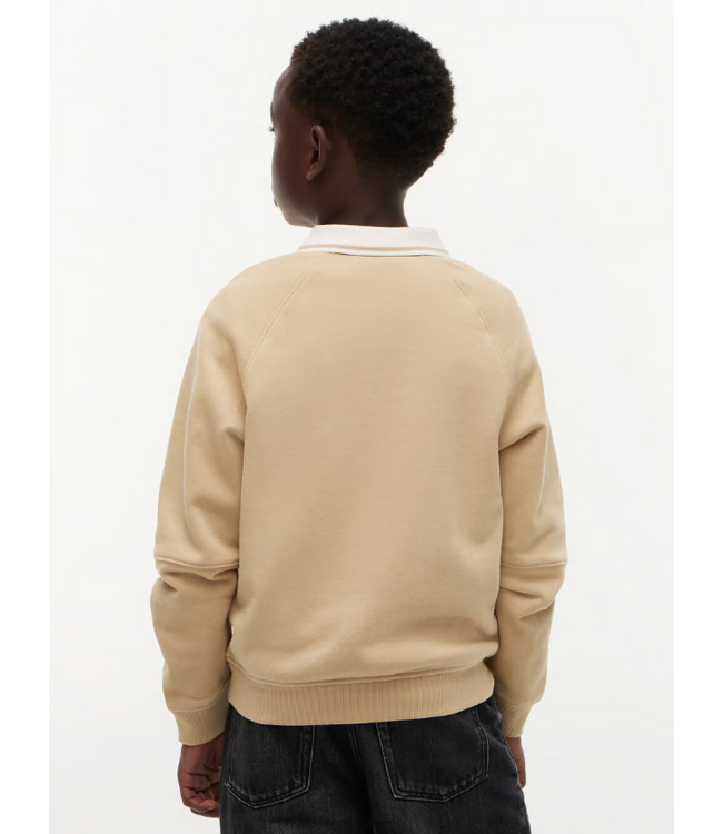 Tommy Hilfiger RUGBY SWEATSHIRT Gentle Gold