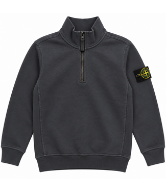 STONE ISLAND HALFZIP POLO NAVY BLUE