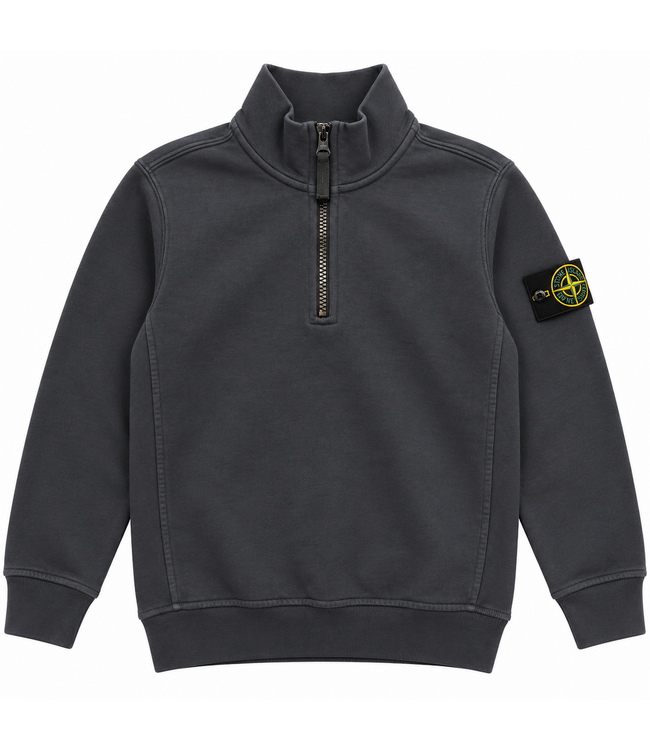 STONE ISLAND HALFZIP POLO NAVY BLUE