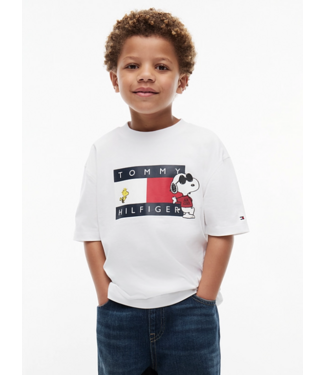 Tommy Hilfiger PEANUTS GRAPHIC TEE White