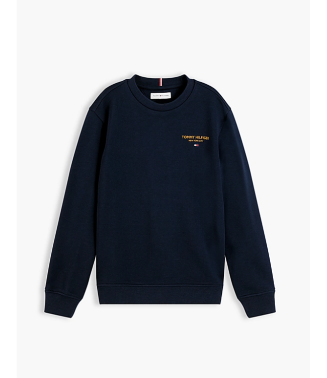 Tommy Hilfiger ESSENTIAL LOGO SWEATER Dark Blue