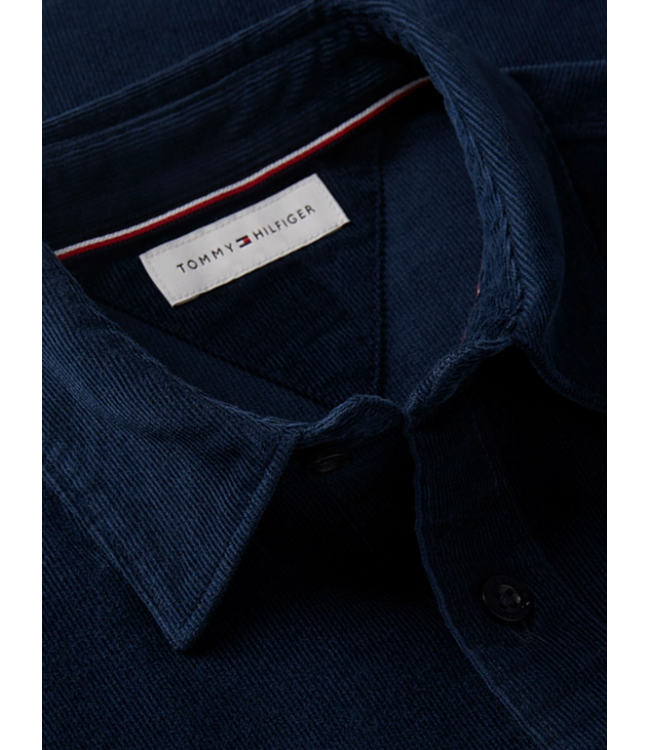 Tommy Hilfiger CORD SHIRT DARK BLUE