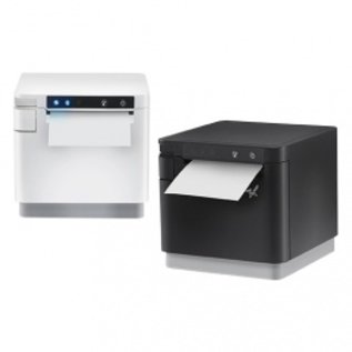 STAR MICRONICS receipt printer, front exit, direct thermal, 8 dots/mm (203 dpi), media width (max.): 80 mm, print width (max.): 72 mm, roll diameter (max.): 83mm, 250 mm/s, USB, USB-C, USB Host, Bluetooth, Ethernet, drawer kickout, cutter, emulation: Star, incl.: power