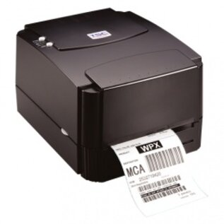 TSC label printer , desktopprinter, thermal transfer, 8 dots/mm (203 dpi), mediabreedte (max): 114 mm, printbreedte (max.): 108 mm, diameter rol (max.): 110mm, snelheid(max): 127 mm/sec., USB, RS232, emulatie, TSPL-EZ, RAM: 8 MB, Flash: 4 MB, incl.: kabel (US