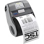 TSC mobiele printer, direct thermisch, 8 dots/mm (203 dpi), mediabreedte (max): 80 mm, printbreedte (max.): 72mm, snelheid(max): 102 mm/sec., USB, WLAN (802,11a/b/g/n), EPLII, ZPLII, CPCL, RAM: 8 MB, Flash: 4 MB, incl.: voeding, riem clip, accu