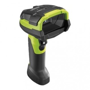 Zebra handscanner, industrie, 1D, lineaire imager, extended range, multi interface (RS232, KBW, USB), protection class: IP67, incl.: kabel (USB), kleur: zwart, groen