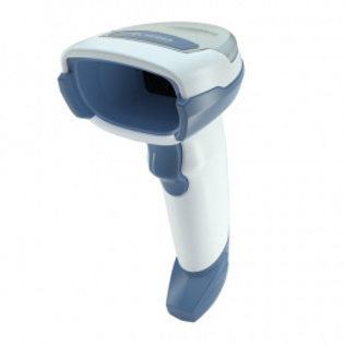 Zebra handscanner, gezondheidszorg, 2D , imager, vibratie/ trilling, USB, RS232, IP52, incl.: kabel (USB, rechte, 2 m), kleur: wit