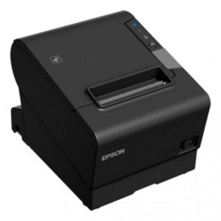 Epson receipt printer, direct thermal, 7 dots/mm (180 dpi), media width (max.): 58 mm, 80 mm, print width (max.): 72 mm, 350 mm/s, USB (5x), RS232, Ethernet, Print Data Notification, ESC/POS, ePOS, incl.: power supply unit, power cable (UK), cable cover, paper